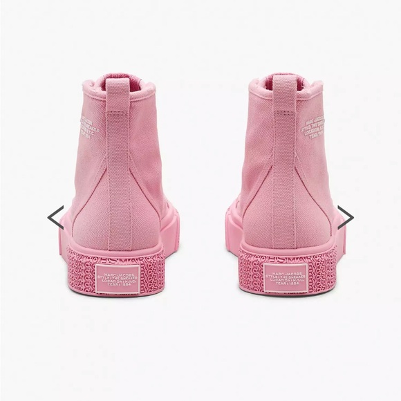New Marc Jacobs The High Top Sneaker Women’s 41 EU / 11 US - Picture 6 of 16